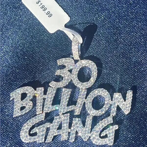 Iced Out “30 Billion Gang” Necklace